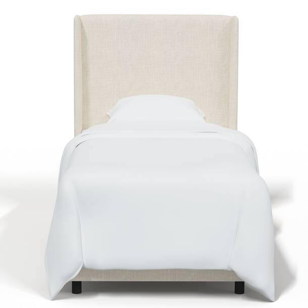 Joss & Main Hanson Upholstered Wingback Bed & Reviews | Wayfair